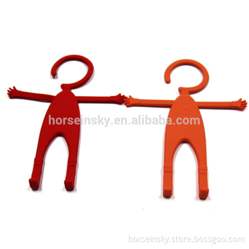 2015 in stock Retail fast delivery man shape magnetic phone holder,silicone mobile phone card holder,motorcycle phone holder